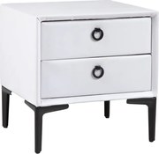 Moderný nočný stolík Cosmopolite biely 45cm