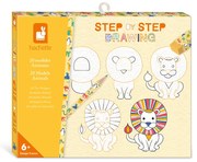 Janod Step by step Kreatívna sada Kreslenie krok za krokom Zvieratá od 6 rokov
