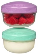 SISTEMA Mini 2 krabičky na desiatu, 2 x 210ml SISTEMA, mix farieb