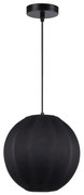 Závesný luster DANA na lankách, 1xE27/15W/230V, priemer 25 cm, čierny