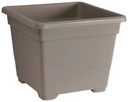 Kvetináč Quadrato 14x14 cm béžový avana