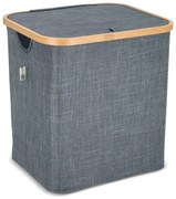 Kôš na bielizeň NOLVIO 50 L, modrosivý