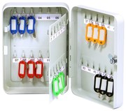 Plechová skrinka na kľúče, na 48 kľúčov