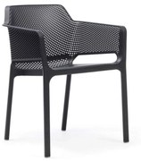 NET záhradná stolička s podrúčkami antracite