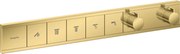 Hansgrohe RainSelect, podomietkový termostatický modul pre 5 spotrebičov, zlatá, HAN-15384990