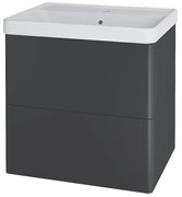 Mereo Mereo, Siena, kúpeľňová skrinka s keramickým umývadlom 61 cm, MER-CN430