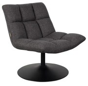 Tmavosivé kreslo Dutchbone Bar