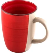 Lamart LT9107 keramický hrnček Happy, 260 ml, červená