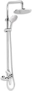 Novaservis Sprchové súpravy, Sprchový set s batériou, horné pripojenie sprchy, chróm, SET068/57,0