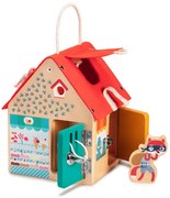 Lilliputiens - drevený domček so zámkami