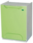Plastový kôš na triedený odpad, 20 L, zelený