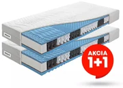 Taštičkový matrac Benab Hefaistos Plus 2.0 200x90 cm (T3/T4) *AKCIA 1+1. Akcia 1+1: certifikovaný ortopedický a antialergický obojstranný matrac pre maximálne pohodlie, s masážnymi nopkami a prírodným kokosovým vláknom. 763306