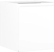 Mexen Orio, kúpeľňová skrinka 45 cm, 1 dvierka, biela matná, 91A11-04547-1-BF01