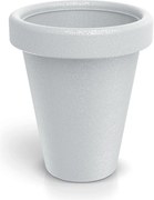 Plastový kvetináč ORIGINAL 39 cm biely matný