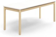 Stôl DECIBEL, 1800x700x720 mm, akustický HPL - biela