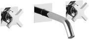 Sapho Sapho, TRAX podomietková trojprvková umývadlová batéria, chróm, 652