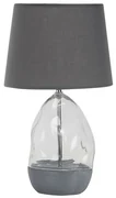 Rabalux 74228 dekoratívna stolná lampa Apolonia, sivá, E27, 1x max. 40W, IP20