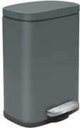 Spirella Pedálový odpadkový kôš soft-close Akira 12 l, matná sivá, 12 l