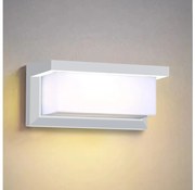 Brilagi - Vonkajšie nástenné svietidlo BRICKY 1xE27/60W/230V biela IP54 BG1697