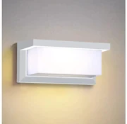 Brilagi - Vonkajšie nástenné svietidlo BRICKY 1xE27/60W/230V biela IP54 BG1697