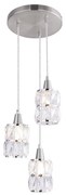 Globo 15760-3 - Krištáľový luster na lanku WOLLI 3xE14/40W/230V
