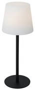 Stolná lampa čierna nabíjateľná vrátane LED a stmievača IP54 - Jude