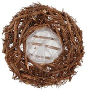 Hnedý kvetináč veniec z koreňov Root Wood - Ø 30 cm