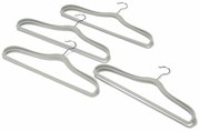 Vešiaky na šaty s rozšírením v oblasti pliec, 4 ks