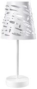 ONLI - Stolná lampa RICKY 1xE14/10W/230V 28 cm biela