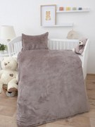 Obliečky mikroplyš do postieľky Exclusive - Laura cappuccino