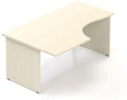 Ergonomický stôl Visio 160 x 100 cm, ľavý, javor