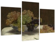 Obraz - Henri Fantin-Latour, Still Life with Grapes and a Carnation, reprodukcia (90x60 cm)