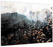 Obraz - Ilustrácie divokých kvetov (70x50 cm)