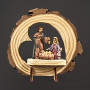 AMADEA Drevený betlehem s figúrkami, masívne drevo, 15 cm, český výrobok