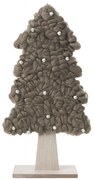 Vianočná dekorácia stromček 88 C hnedý