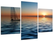 Obraz - Plachetnica na mori (90x60 cm)