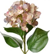 Ružová umelá kvetina hortenzie Hydrangea - 16*15*68 cm