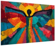 Obraz - Maľovaný anjel (90x60 cm)