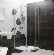 Hüppe Strike New bočné zástena k sprchovacím dverám 100 cm SIKOKHSTENA100TCR