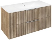 Sapho Sapho, CIRASA umývadlová skrinka 99,8x52x46cm, dub alabama strip, CR100-2322