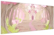 Obraz - Cesta do ružového kráľovstva (120x50 cm)