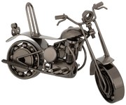 Dekoračná soška Imran, 10x20x7 cm, strieborná