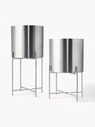 Kovové obaly na kvetináče Mina, 2 ks