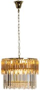 Zuma Line 19101/8 - Luster na reťazi CAMILLE 8xE14/40W/230V zlatá