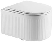 Závesná WC misa Elmo s doskou voľne padajúca