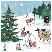 Servítky Moomin Joulun ihmemaa 24x24cm, 20ks