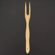 AMADEA Drevená vidlička, masívne drevo, dĺžka 30,5 cm