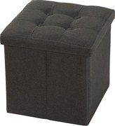 Noela Látkový puf s úložným priestorom NUBI sivý