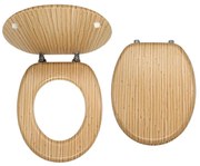 FERRO - WC sedadlo z MDF, bambusový dekor