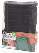 Kompostér, 380 l, čierna